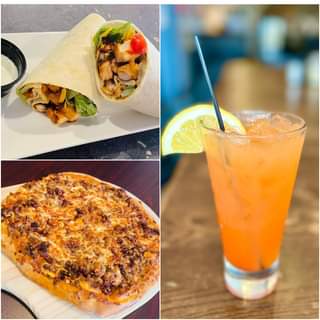 This week at ShinyTop…. Lunch- sweet and spicy chicken wrap with Caesar pasta sa